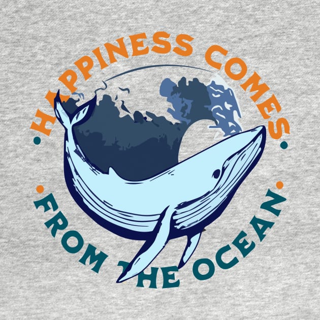 HAPPINESS COMES FROM THE OCEAN by INFINITYSHADES